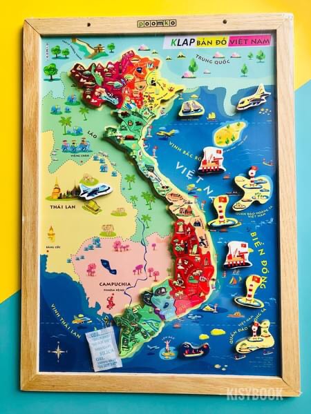 Xếp hình gỗ nam châm VN Poomko, đồ chơi xếp hình cho bé, đồ chơi gỗ thông minh  Shop Babe K