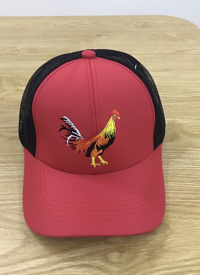 Mũ lưỡi trai phối lưới in hình con Gà trống cực đẹp