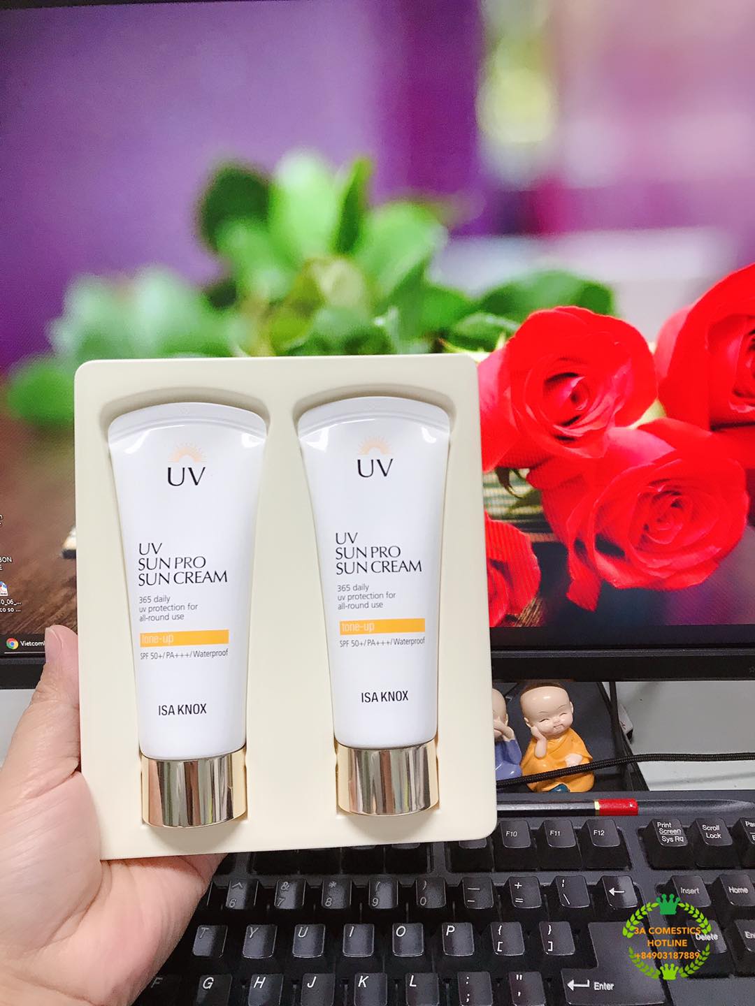 [HCM]Kem Chống Nắng Cao Cấp ISA KNOX SPF45 PA+++