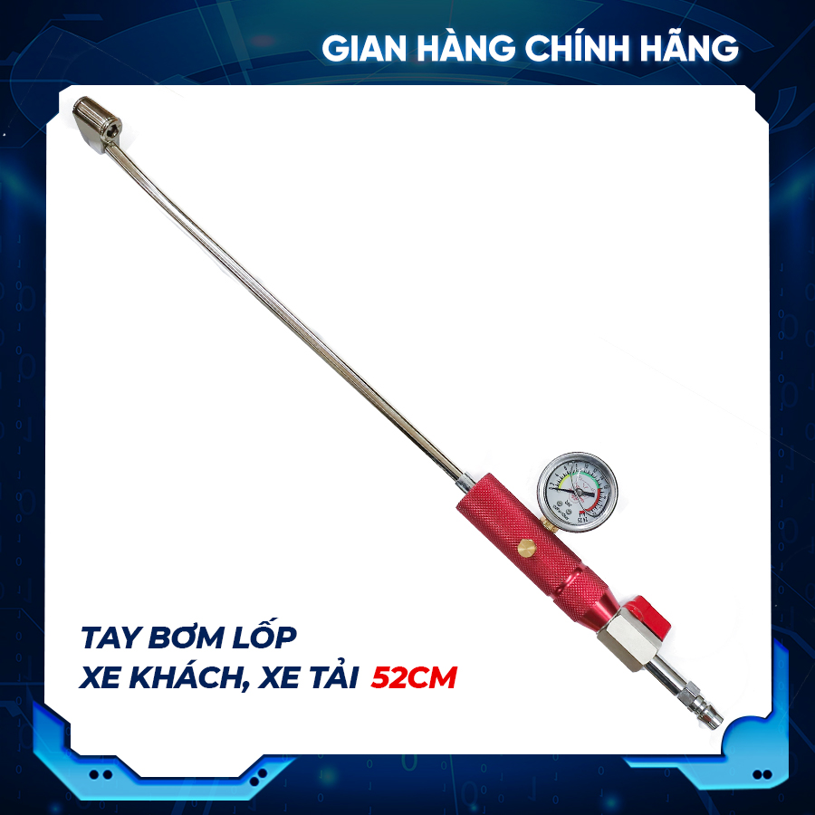 Tay bơm lốp xe khách, xe tải loại 52cm