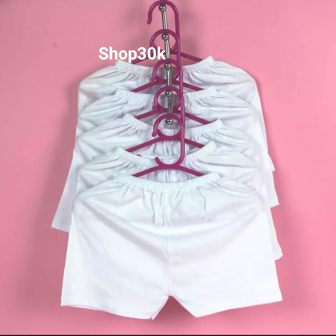 Quần cotton ngắn cho bé 01