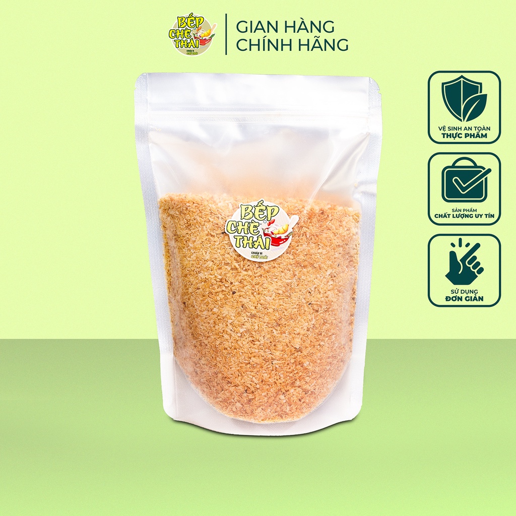 Vụn dừa nướng - cơm dừa sấy khô - túi 500gr - bếp chè thái
