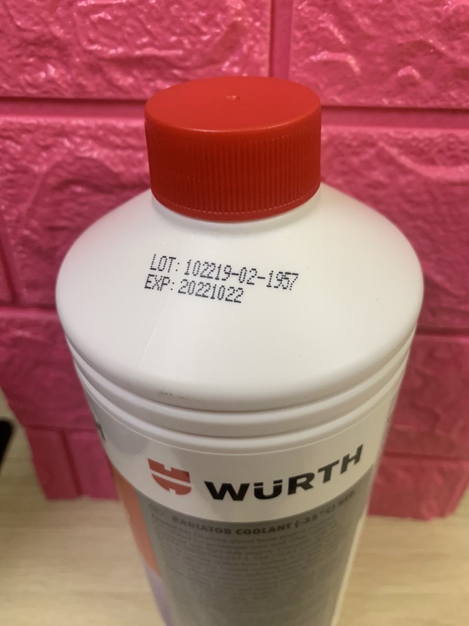 [HCM]Nước làm mát động cơ Wurth Radiator Coolant 1 Lít