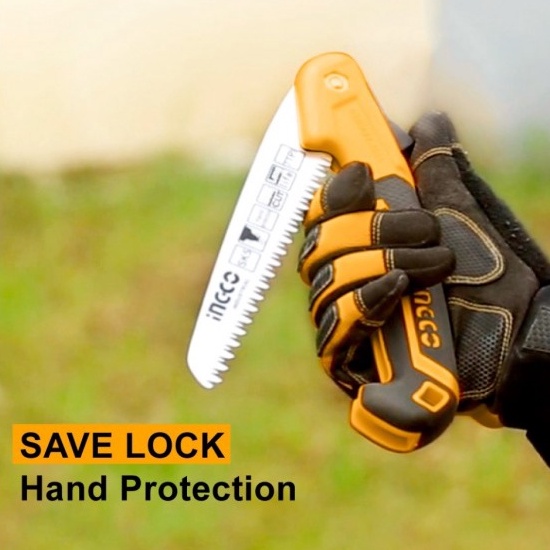 Cưa tay gấp gọn 180mm ingco hfsw1808 - dụng cụ làm vườn, cưa cây, cắt cành