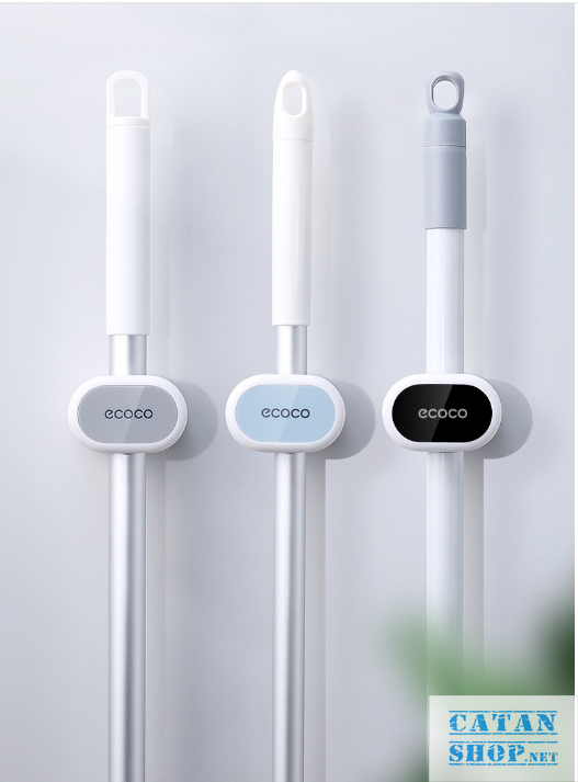 [HCM]Móc treo chổi dán tường  treo cây lau nhà  treo dù dính chắc chắn chịu lực  không khoan tường-Thương hiệu Nhật Bản ECOCO (Dòng Cao Cấp)