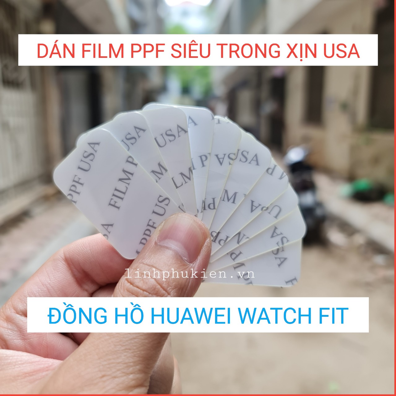 Miếng dán dẻo PPF đồng hồ Huawei Watch Fit
