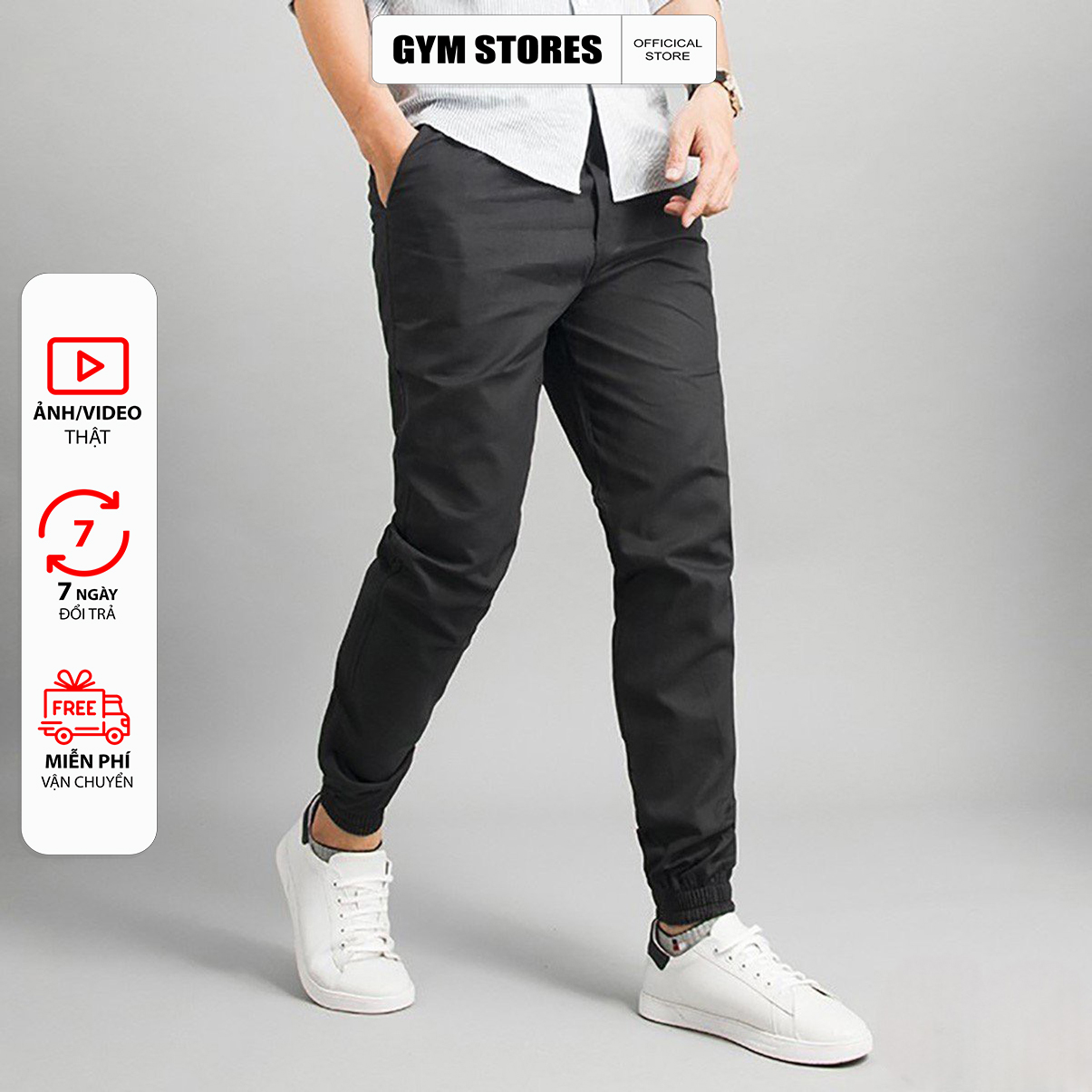 HCM FREESHIP CÓ VIDEO QUẦN JOGGER KAKI NAM CO DÃN CAO CẤP GIÁ SĨ HÀNG XUẤT KHẨU VẢI XỊN size 29 đến 42 JG03