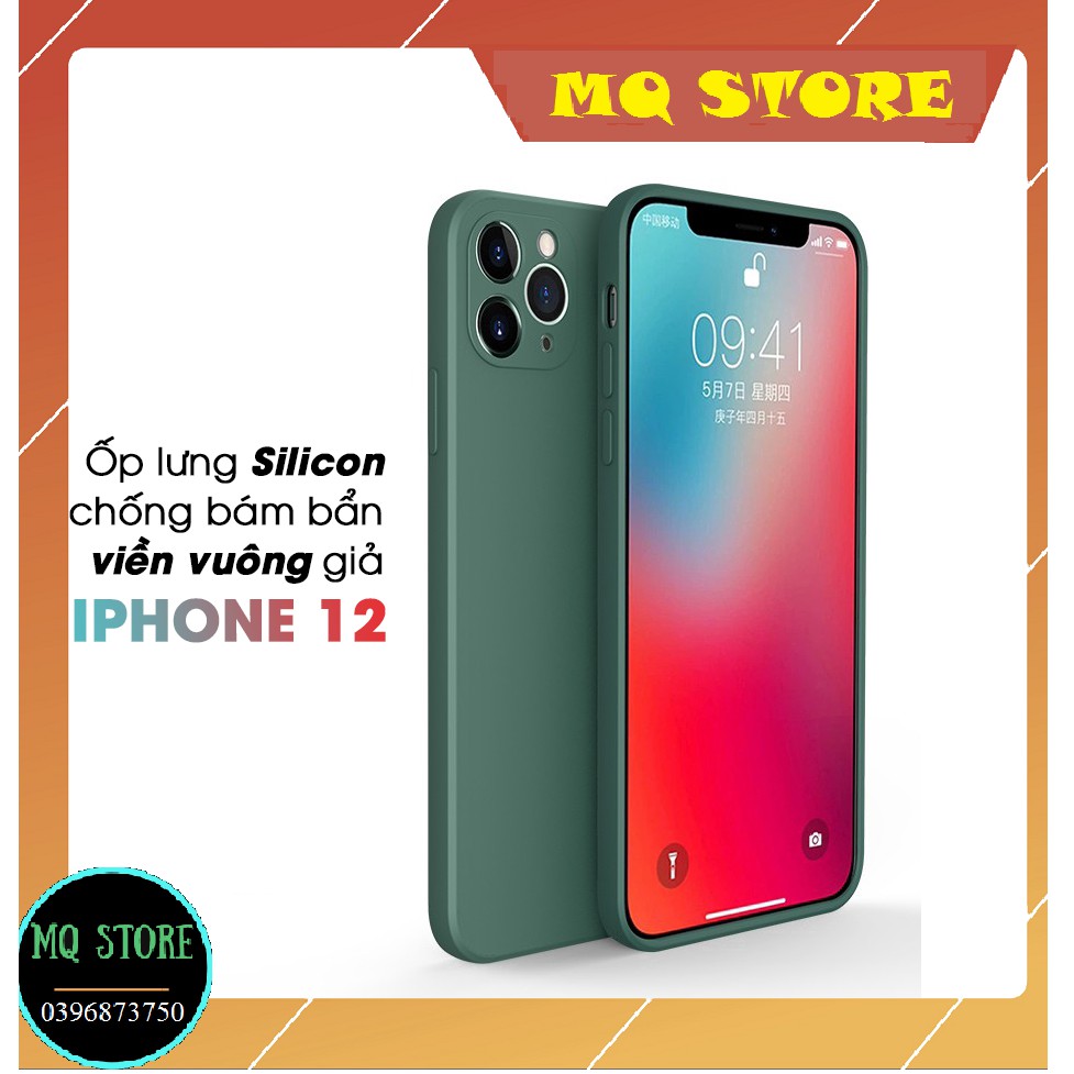 Ốp lưng độ iphone 12 - Ốp lưng viền vuông độ iphone 12  cao cấp cho iphone 11 / 11 promax