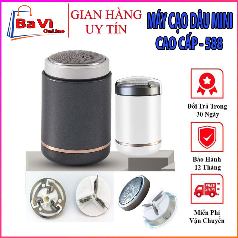 Máy cạo râu mini nhật bản SH-588, máy cạo rau không dây, máy cạo dâu nao cao cấp, mẫu máy cạo dâu 3 lưỡi công nghệ nhật bản, máy cạo râu mini đa năng nhỏ gọn tiện lợi, máy cạo râu dùng pin chính hãng