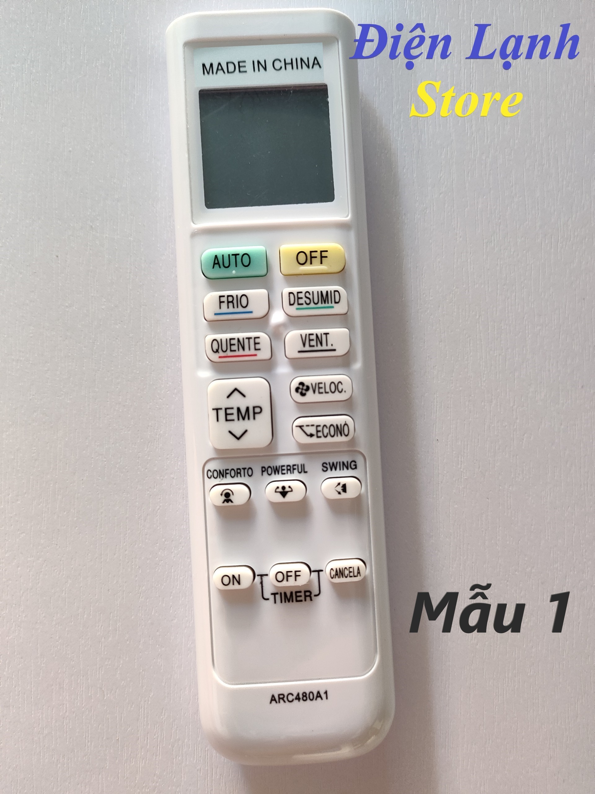Remote máy lạnh Đai King các loại. .