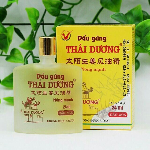 Dầu gừng thái dương chai 24ml - Sao Thái Dương