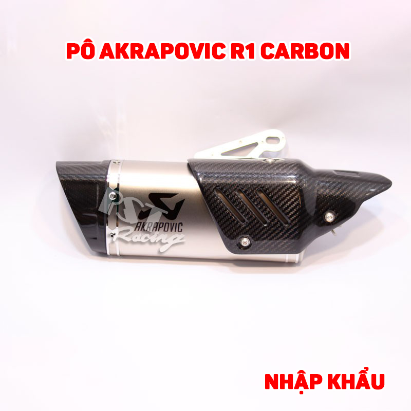 Pô Akrapovic R1 carbon nhập khẩu
