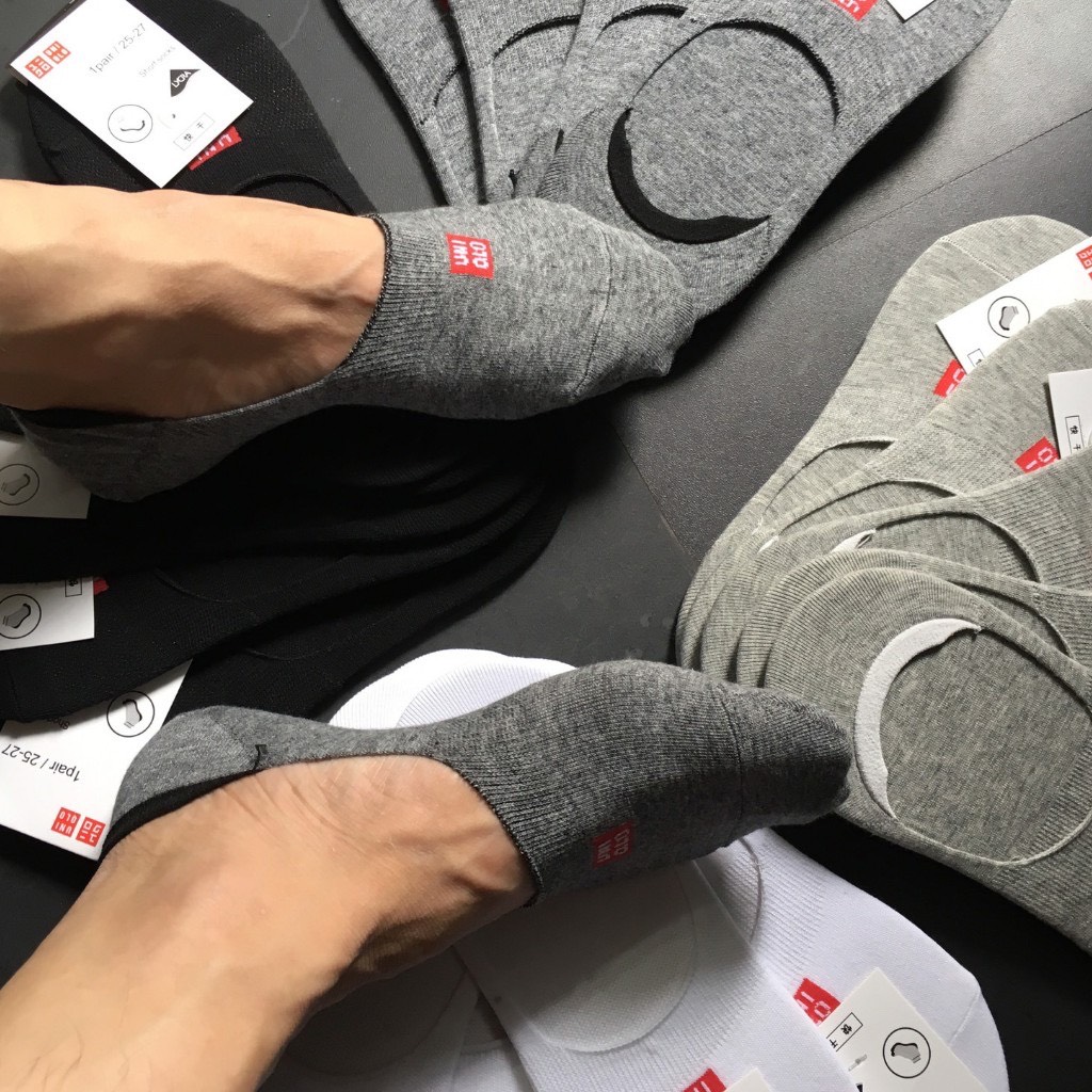 Combo 5 đôi Tất lười Nam đi giày lười - Vớ Lười Nam Cotton Loại 1 Uni Khử mùi hút ẩm.