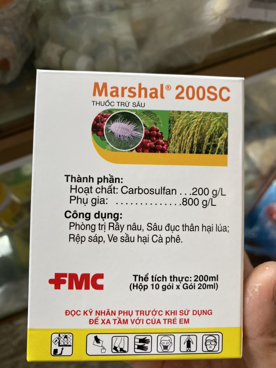 Combo 10 gói Marshal 200SC chuyên trừ sâu rầy rệp