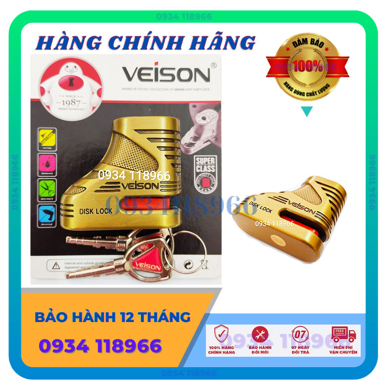 Ổ Khóa Đĩa Xe Máy Chống Trộm Veision