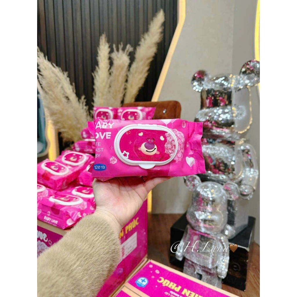 Khăn giấy ướt kháng khuẩn THIÊN PHÚC BABY LOVE