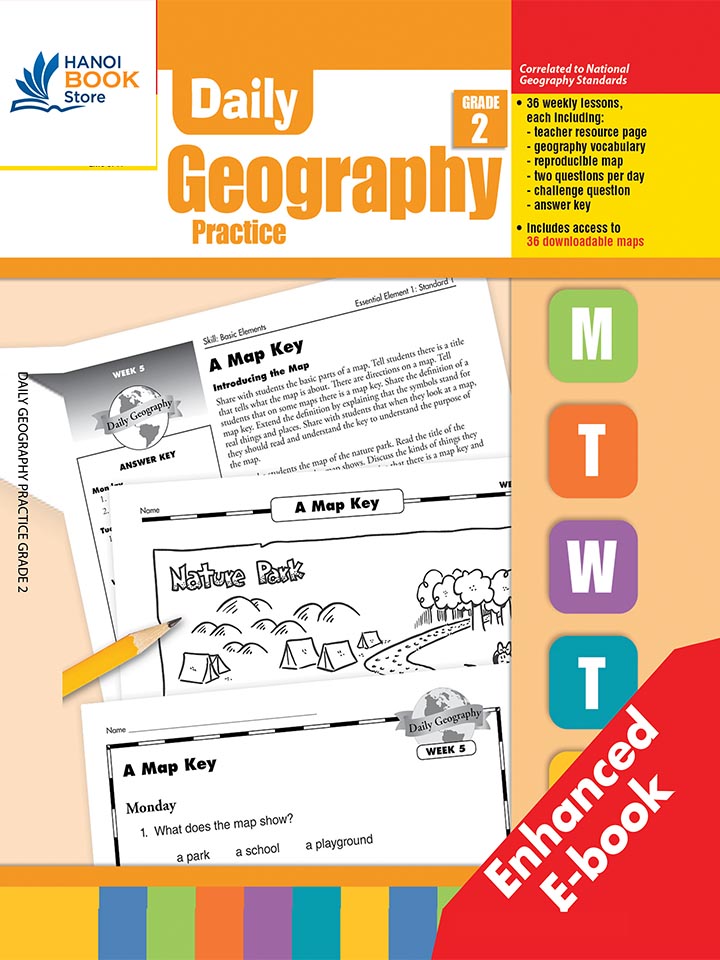 Bộ Sách 6 quyển Daily Geography Practice 1,2,3,4,5,6