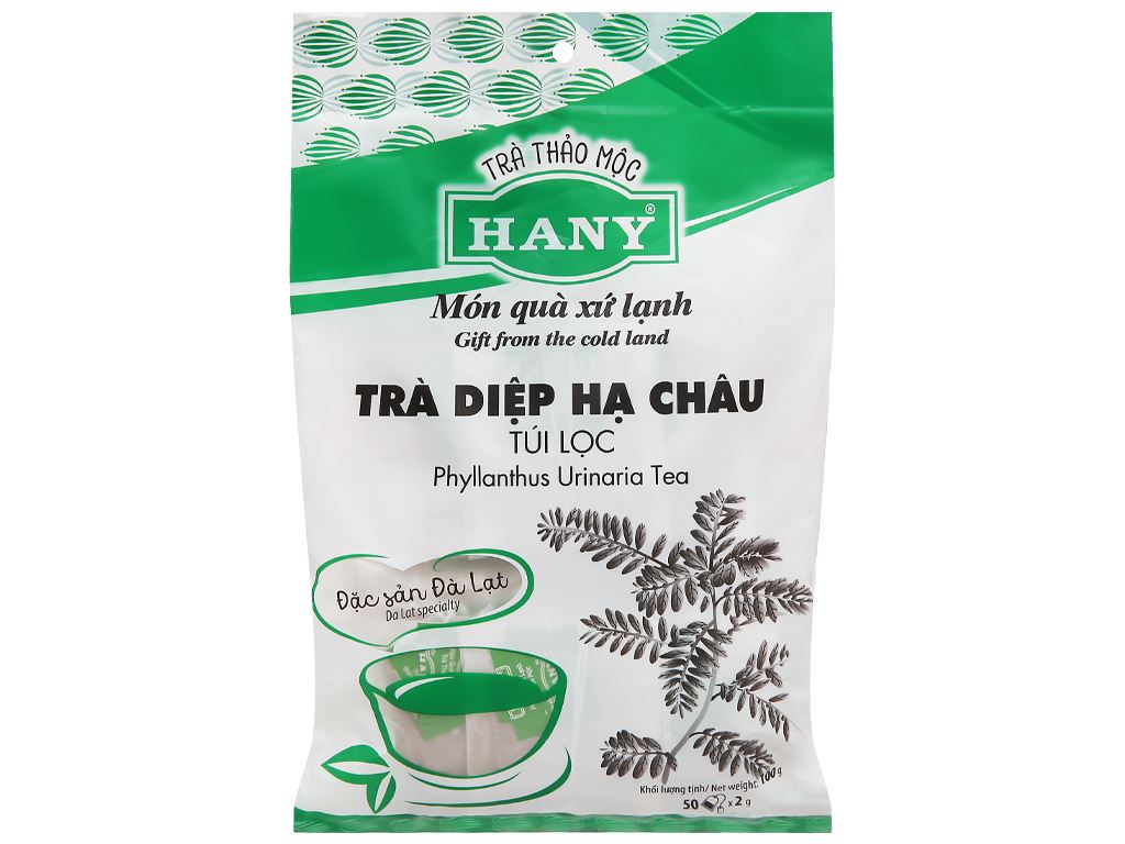Trà diệp hạ châu hany gói 100g