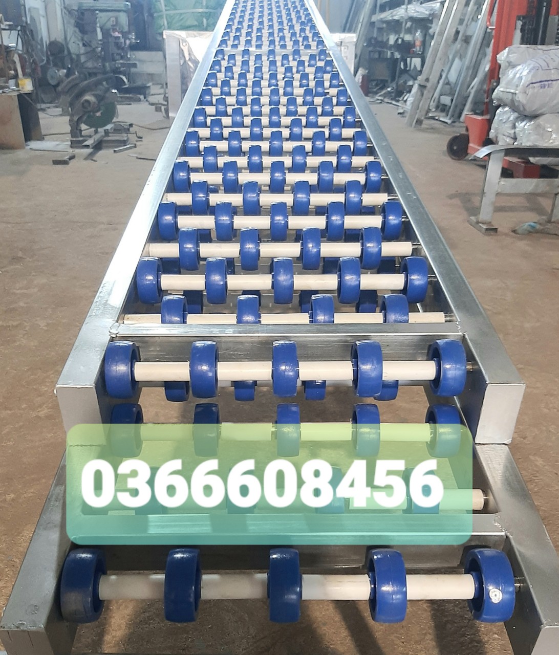 [HCM]Băng tải con lăn nhựa