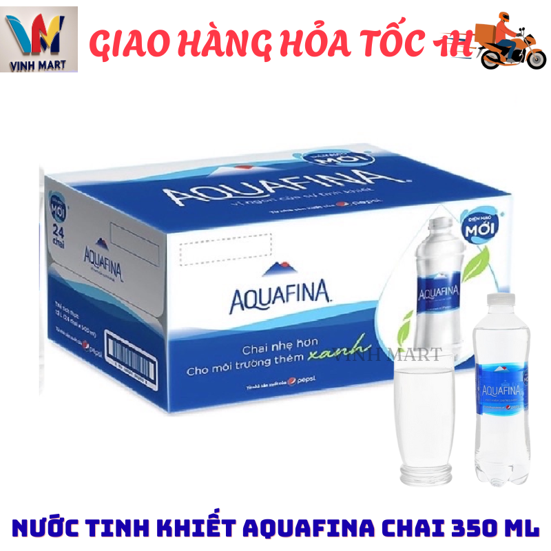 [ CHỈ GIAO CHO ĐƠN HỎA TỐC Ở HCM ] Aquafina Nước Tinh Khiết Thùng 24 Chai 355 Ml
