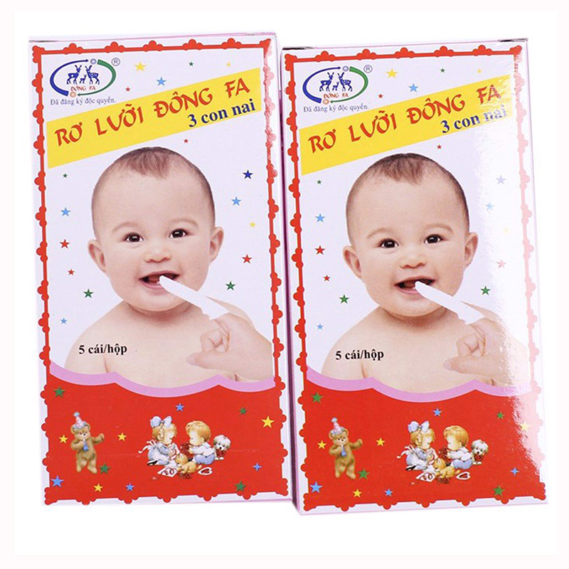 Combo 10 hộp gạc rơ lưỡi đông fa 3 con nai hộp 5 cái