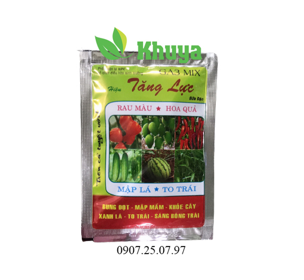 Phân bón lá npk siêu tăng lực 25ml mập lá - bung đọt - xanh lá