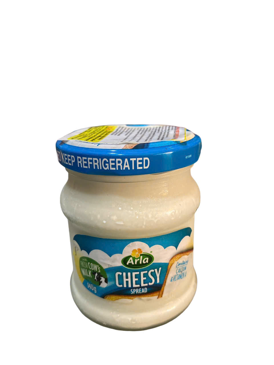 (Chỉ nhận ship hỏa tốc HCM) - Phô mai phết cheesy hiệu Arla 140gr - Exp 11/04/2025