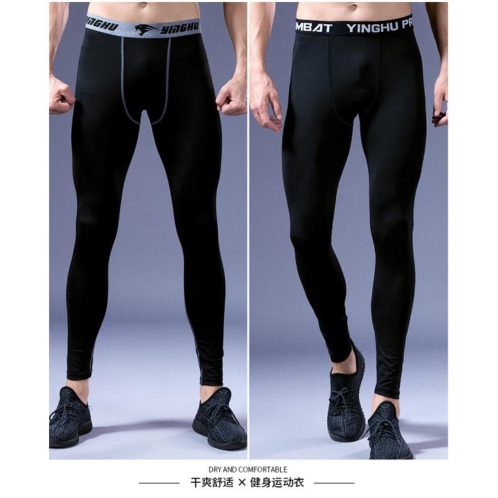 Quần Giữ Nhiệt Pro ComBat- Quần LEGGING Nam Dáng Dài Co Dãn 4 Chiều