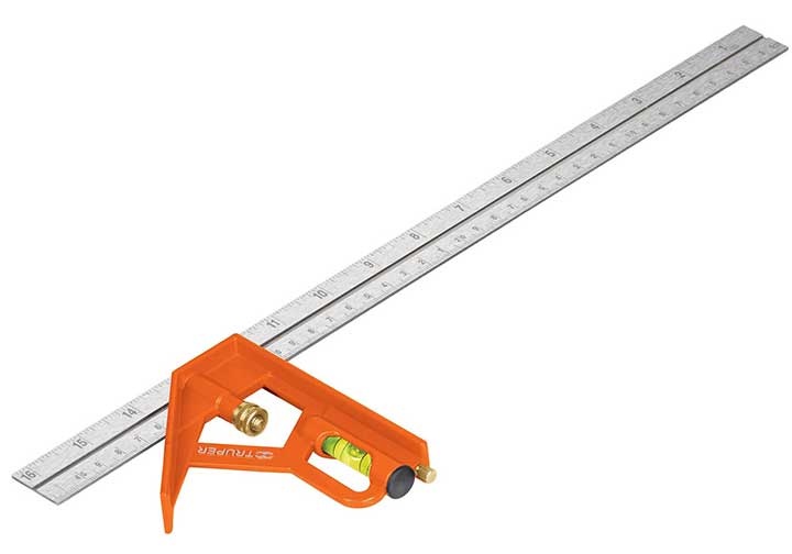Thước ê ke thuỷ sắt 16in/400mm truper - 14381 - ect-16