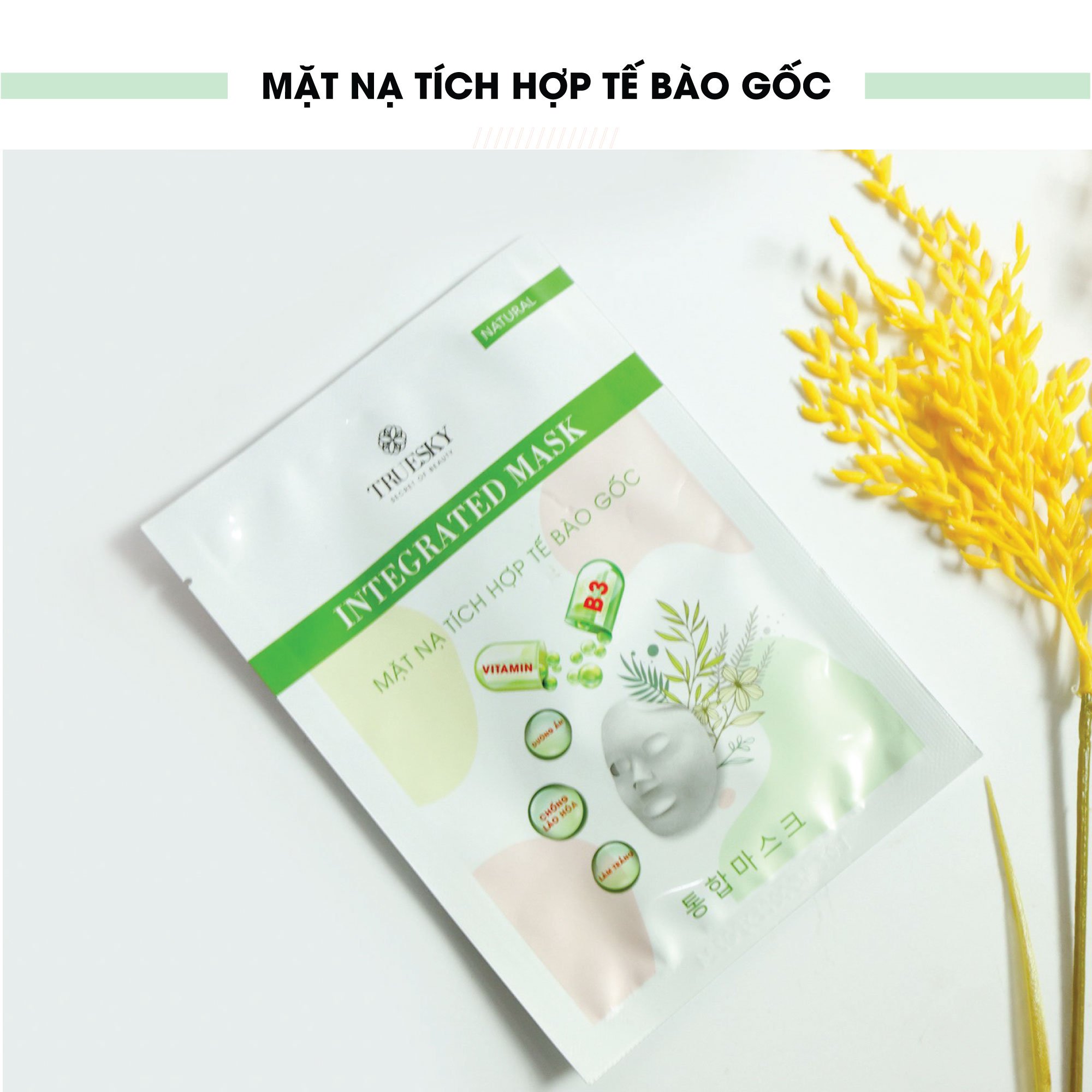 Mặt nạ dưỡng trắng và ngăn ngừa lão hoá