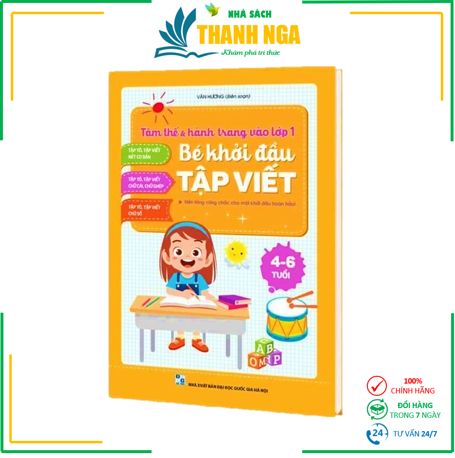 Sách - bé khởi đầu tập viết tâm thế & hành trang vào lớp 1