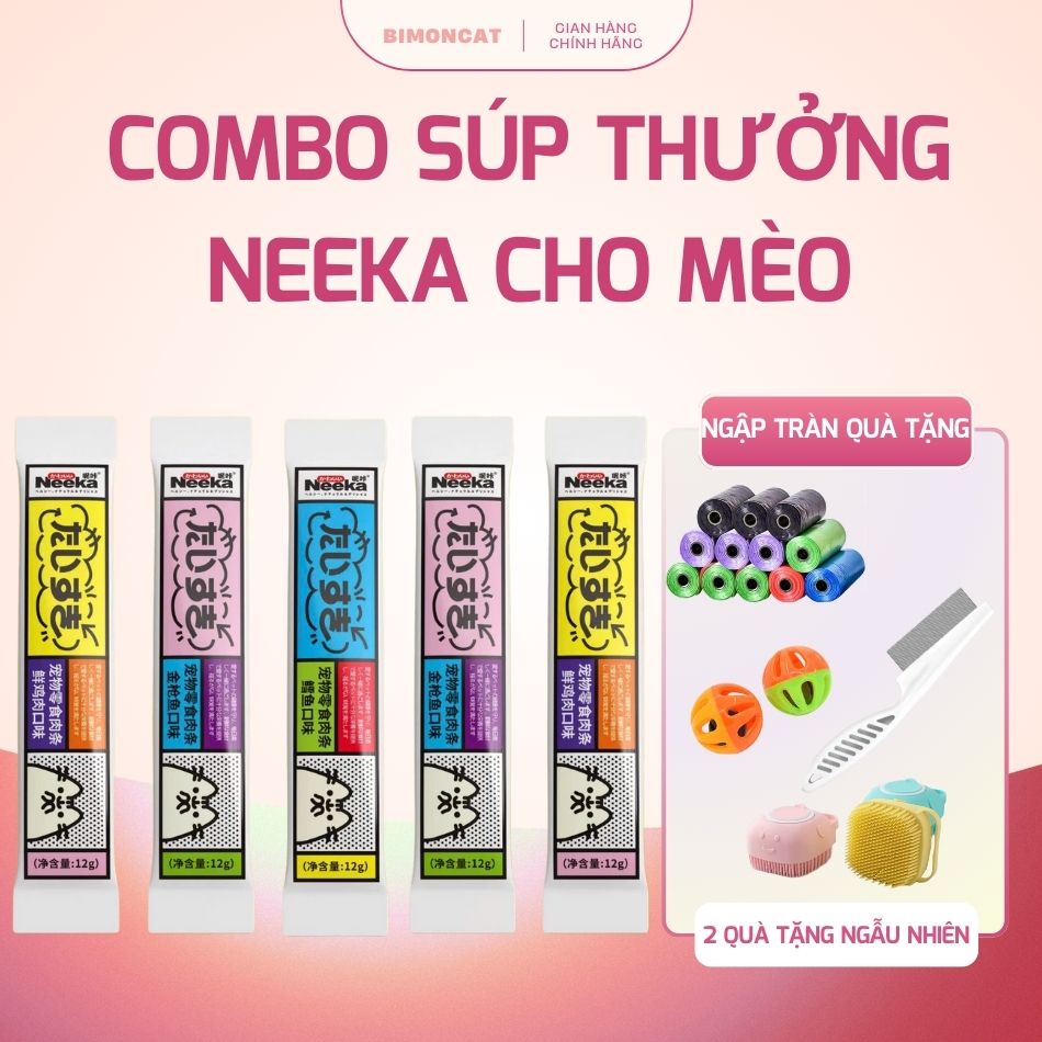  Súp Thưởng Neeka Cho Mèo 12G Cho Mèo Mọi Lứa Tuổi 