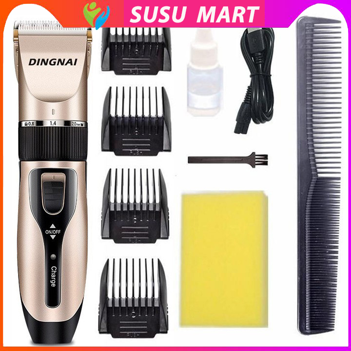 Tông Đơ Tăng Đơ Cắt Hớt Tóc DINGNAI Gia Đình 2h Sử Dụng Công Xuất 10W Hợp Kim Thép Siêu Bền