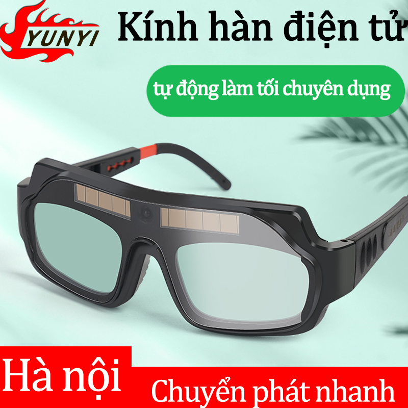Kính hàn điện tử độ nhạy cực cao, Kính hàn cảm biến ,Kính bảo hộ hàn điện tử tự động làm tối chuyên dụn, bảo vệ mắt tốt.