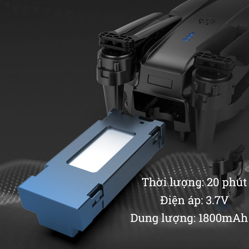 Pin cho flycam e88, e99 dung lượng cao 3.7v - 1800mah. hàng chính hãng