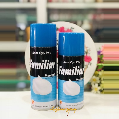Kem Cạo Râu Familiar Menthol Chai 300g - 360g
