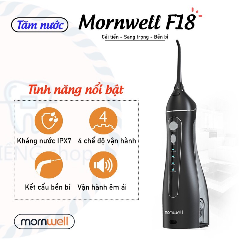 Máy tăm nước vệ sinh miệng mornwell, tăm nước vệ sinh răng miệng , súc miệng thay chỉ nha khoa . vệ sinh niềng răng làm sạch kẽ răng thức ăn thừa bảo vệ răng miệng sạch sẽ được khuyên dùng bời nha sĩ
