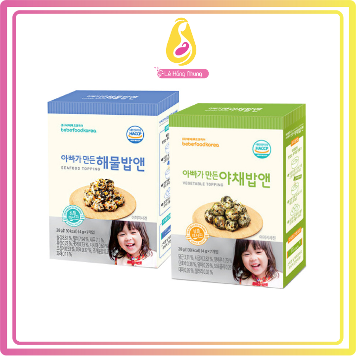 Gia vị rắc cơm cho bé Bebefood 1 gói tách lẻ
