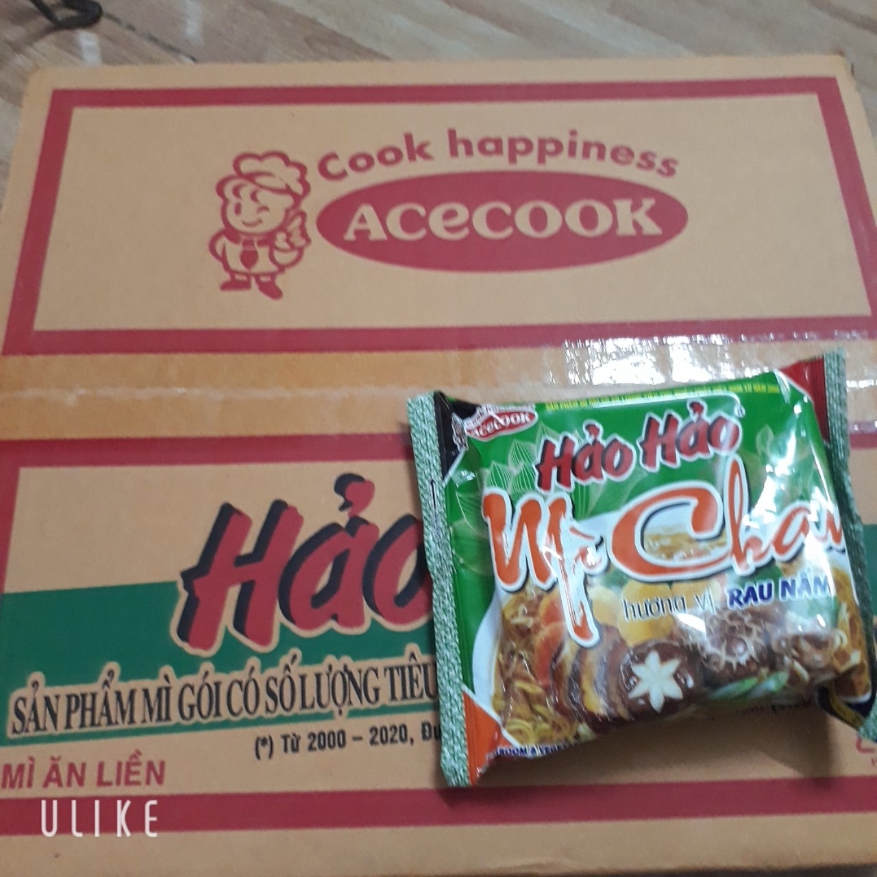 Thùng mì hảo hảo chay 30 gói