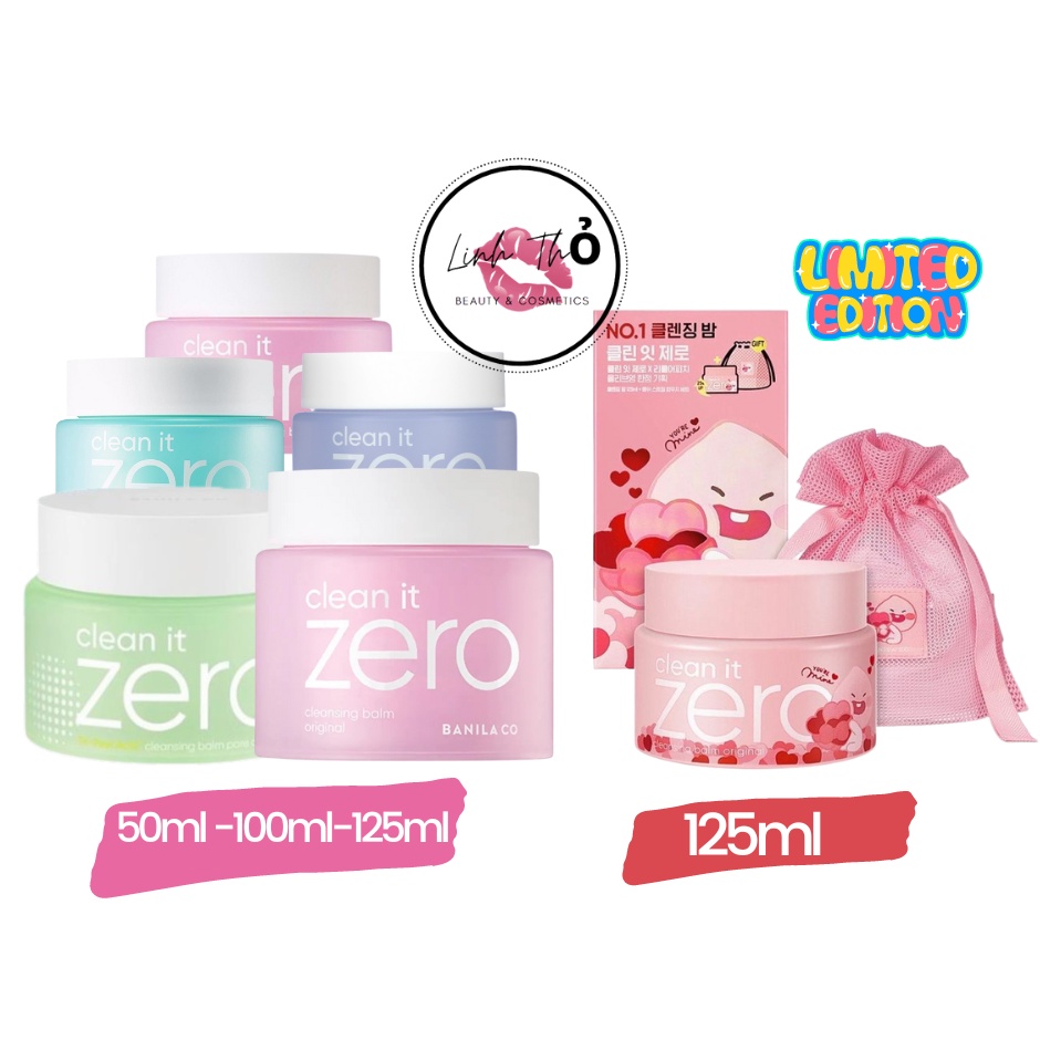 Sáp tẩy trang banila co clean it zero cleansing balm 50ml - 100ml - 125ml bản giới hạn you're mine
