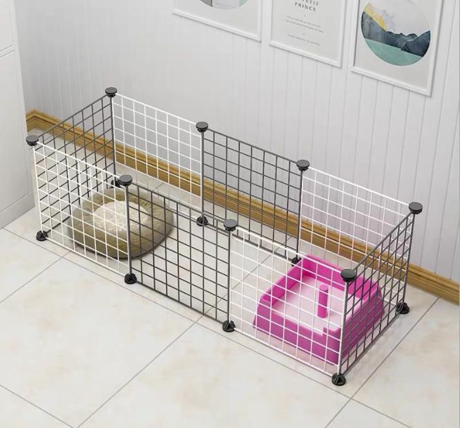Chuồng quây 8 tấm ghép lưới sắt