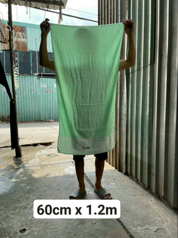 Khăn tắm clear size to 60*120cm