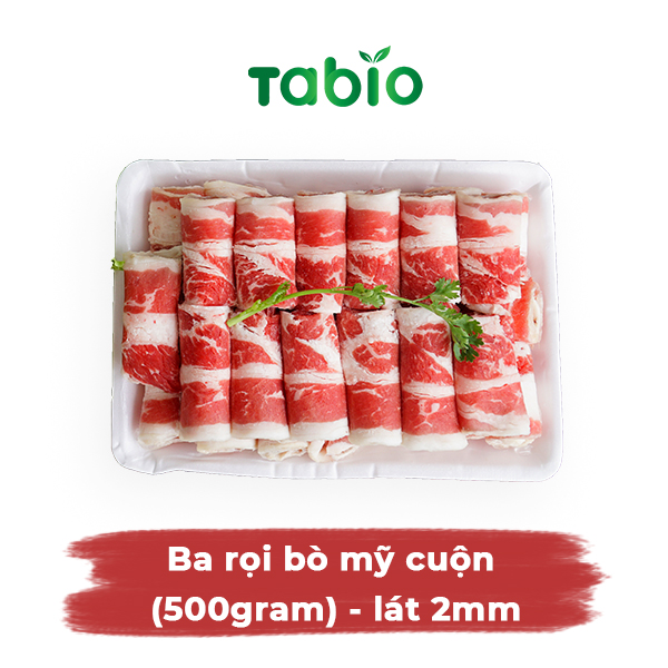 HCM - Ba rọi bò Mỹ (500gram) - ExcelCargil - lát 2mm - TABIO