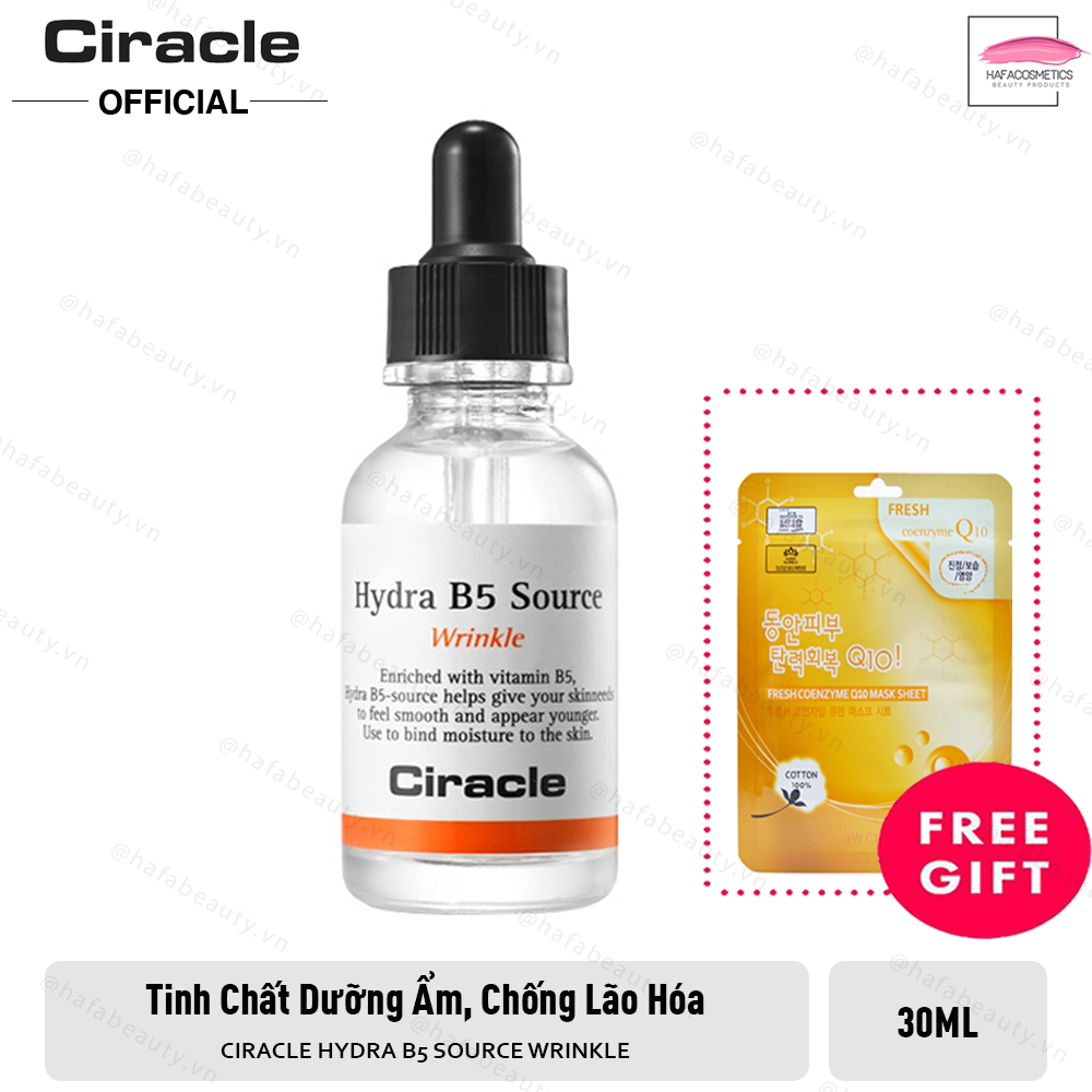 Tinh Chất Dưỡng Sáng Da, Chống Nhăn Hiệu Quả Ciracle Hydre B5 Source Wrinkle 30ml + Tặng Mặt Nạ 3W Clinic _ HAFA STORE
