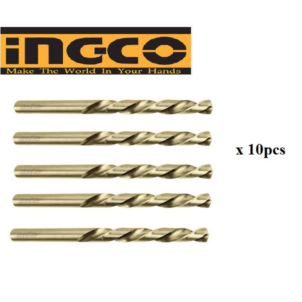 Combo 10 mũi khoan kim loại 7.0mm ingco dbt1100703