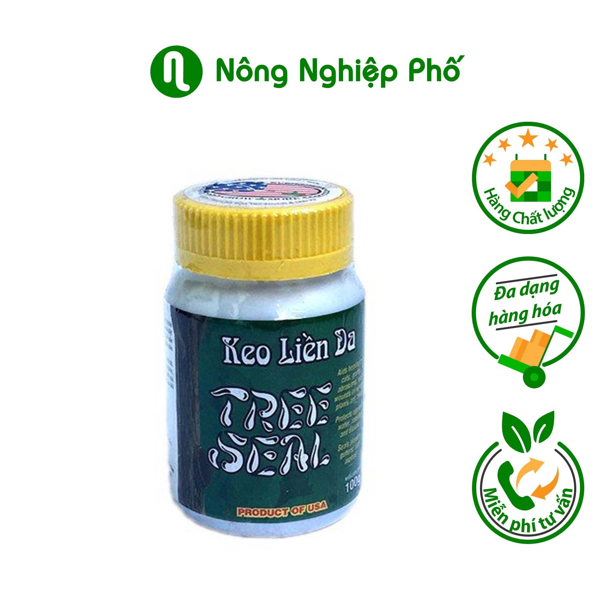 Keo liền da cây Tree Seal liền sẹo, hỗ trợ chiết cành hàng Mỹ - Lọ 100 gram - Nông Nghiệp Phố