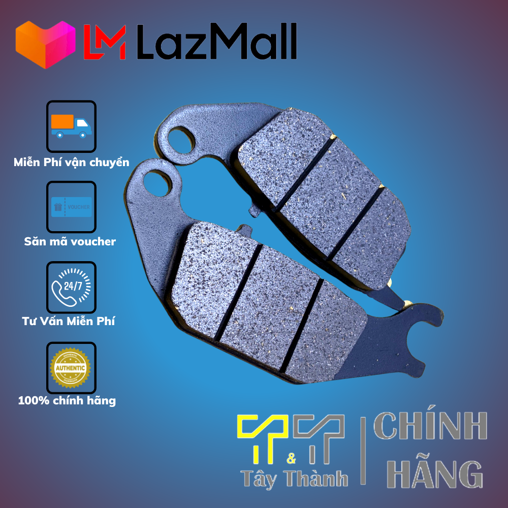 [HCM]Bố thắng đĩa trước xe máy các dòng xe cặp má phanh đĩa các loại xe, bố thắng sau sonic, má phanh đĩa sau exciter phụ tùng xe máy thắng xe máy Shop Tây Thành nhông sên dĩa.