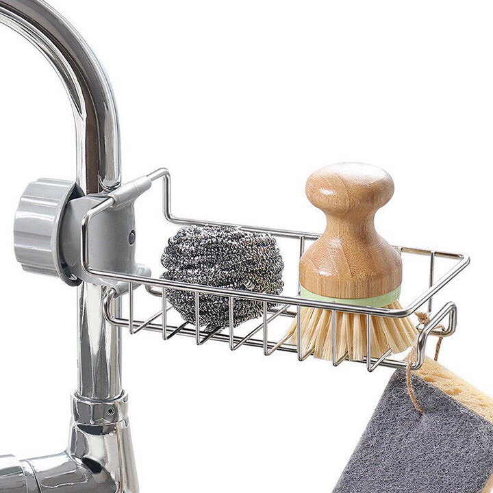 Giá để giẻ rửa bát, nước rửa chén đa năng