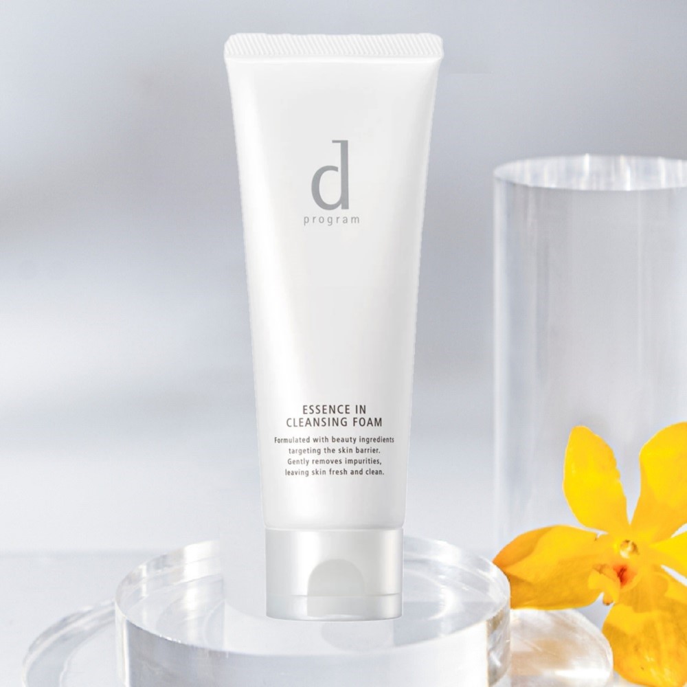 Sữa rửa mặt d program dạng bọt rửa mặt tinh chất serum giúp làm sạch và cung cấp ẩm cho da khô & nhạy cảm dprogram essence in cleansing foam 120g