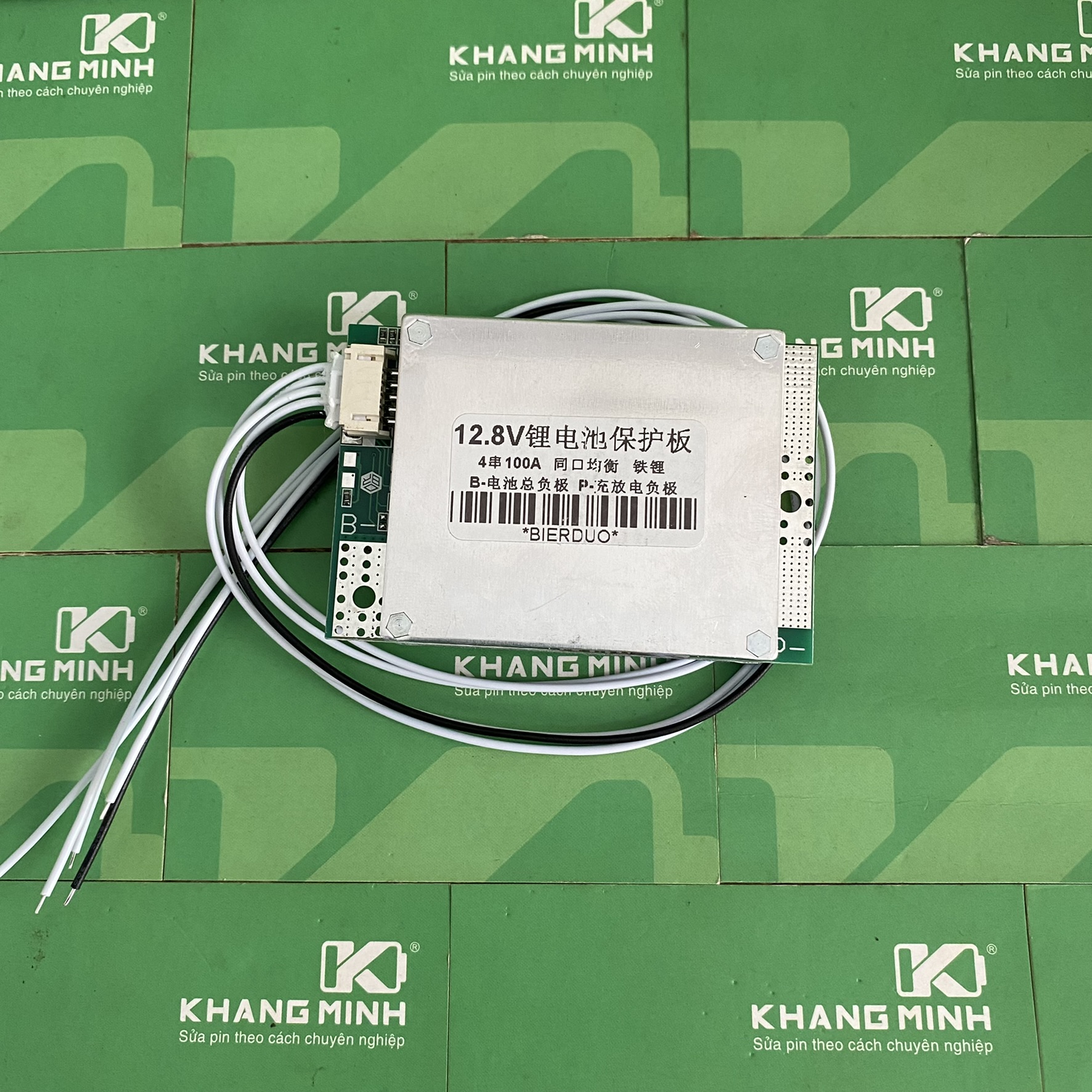 Mạch 4s 12.8v 50a 100a 200a bảo vệ pin sắt lifepo4 3.2v, sạc và xả chung